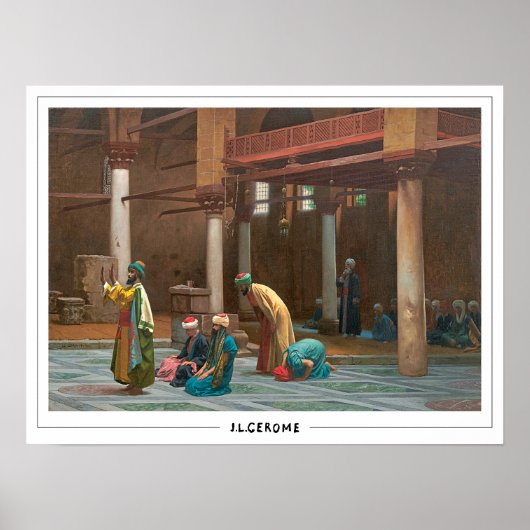Affiche d'art Jean-Léon Gérôme Zedign #350 (Devant)