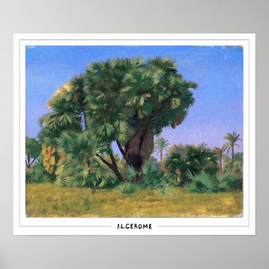 Affiche d'art Jean-Léon Gérôme Zedign #353 (Devant)