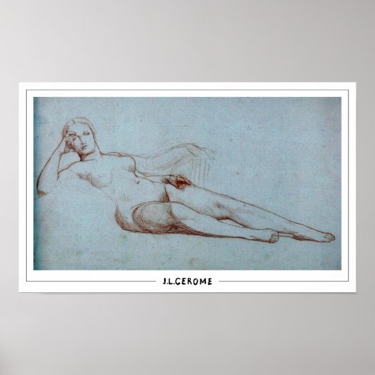 Affiche d'art Jean-Léon Gérôme Zedign #38 (Devant)