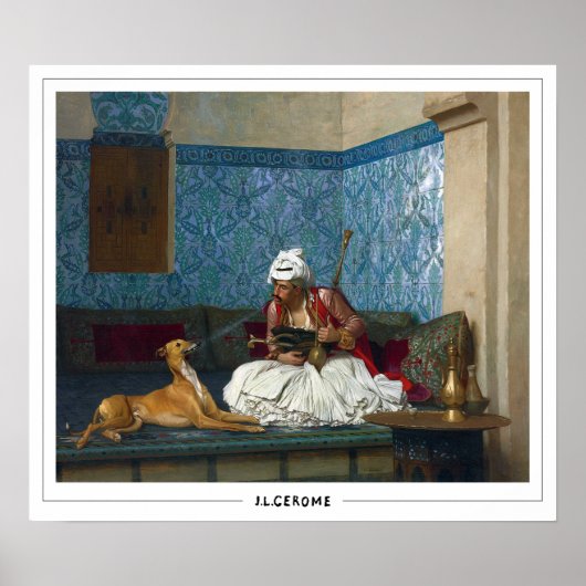 Affiche d'art Jean-Léon Gérôme Zedign #50 (Devant)