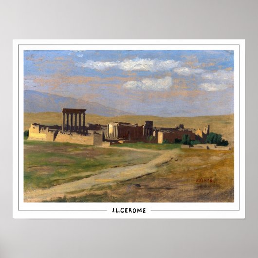 Affiche d'art Jean-Léon Gérôme Zedign #6 (Devant)