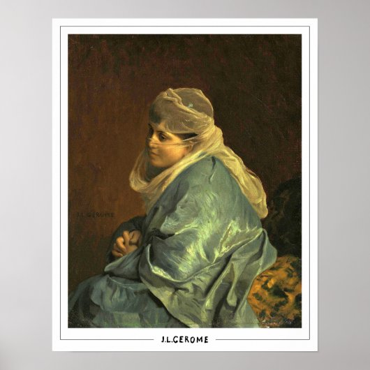 Affiche d'art Jean-Léon Gérôme Zedign #7 (Devant)