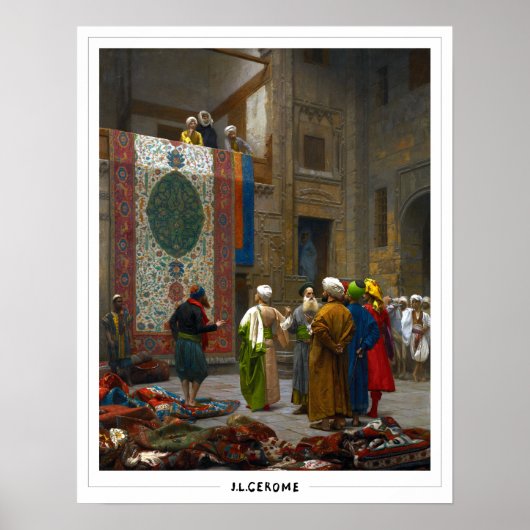 Affiche d'art Jean-Léon Gérôme Zedign #74 (Devant)
