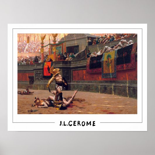 Affiche d'art Jean-Léon Gérôme Zedign #84 (Devant)