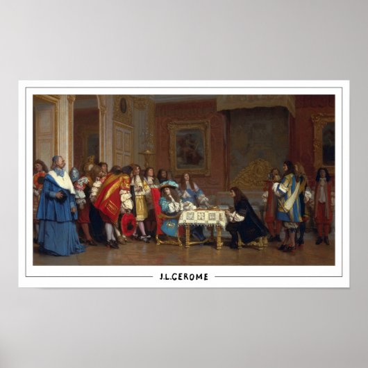 Affiche d'art Jean-Léon Gérôme Zedign #85 (Devant)
