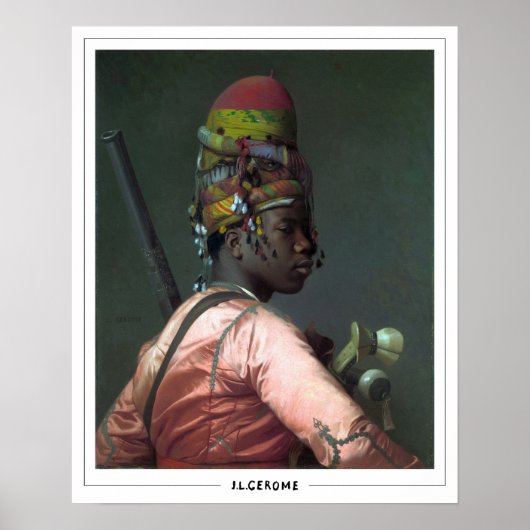 Affiche d'art Jean-Léon Gérôme Zedign #91 (Devant)