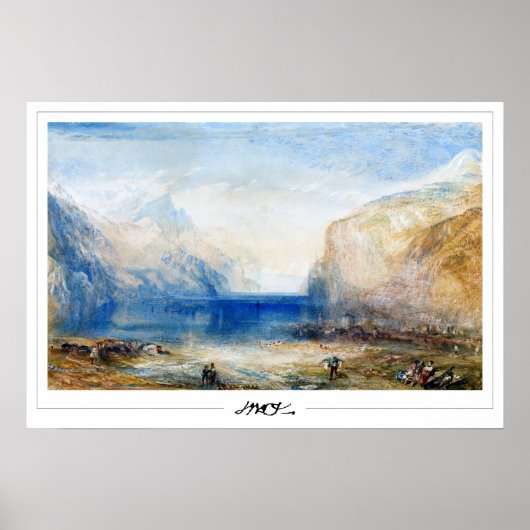 Affiche d'art JMW Turner Zedign #12-2 (Devant)