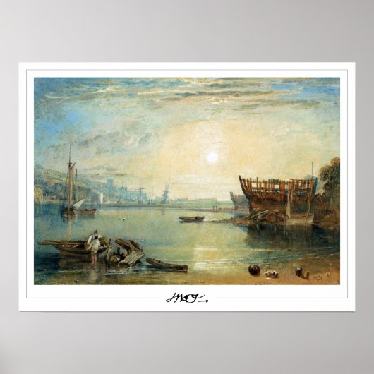 Affiche d'art JMW Turner Zedign #18-2 (Devant)