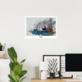 Affiche d'art JMW Turner Zedign #230 (Bureau à domicile)