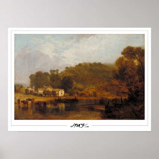 Affiche d'art JMW Turner Zedign #24-2 (Devant)