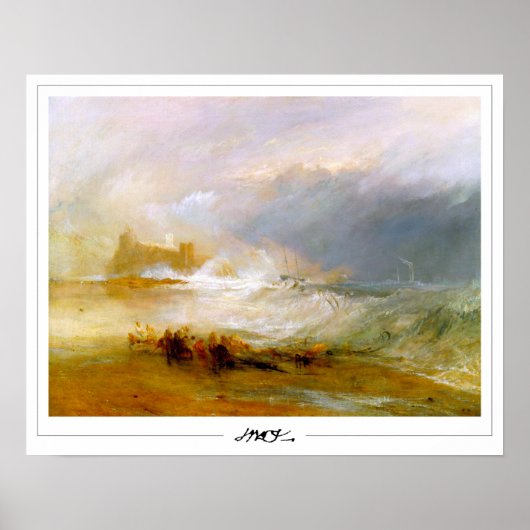 Affiche d'art JMW Turner Zedign #24-3 (Devant)