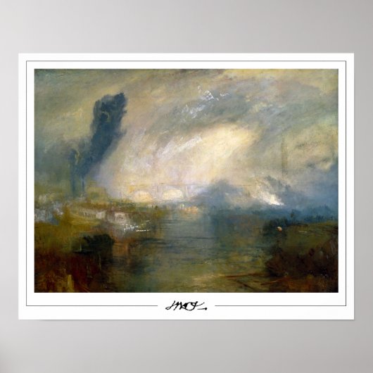 Affiche d'art JMW Turner Zedign #283-2 (Devant)