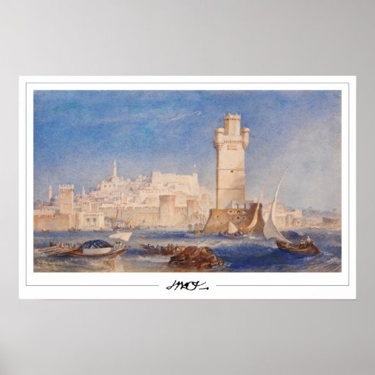 Affiche d'art JMW Turner Zedign #44 (Devant)