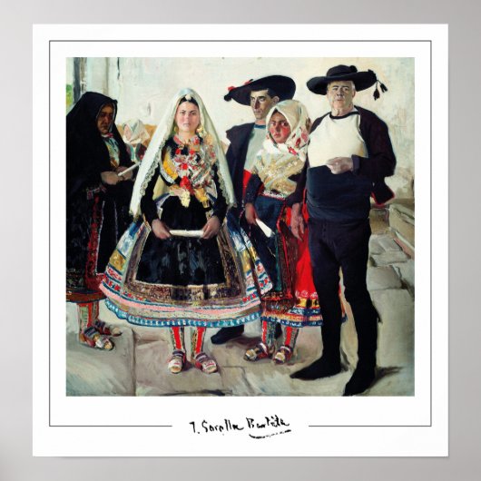 Affiche d'art Joaquín Sorolla Zedign #3 (Devant)