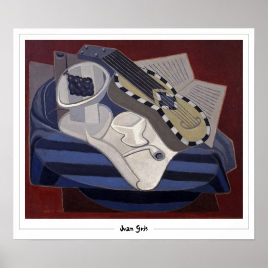 Affiche d'art Juan Gris Zedign #10 (Devant)