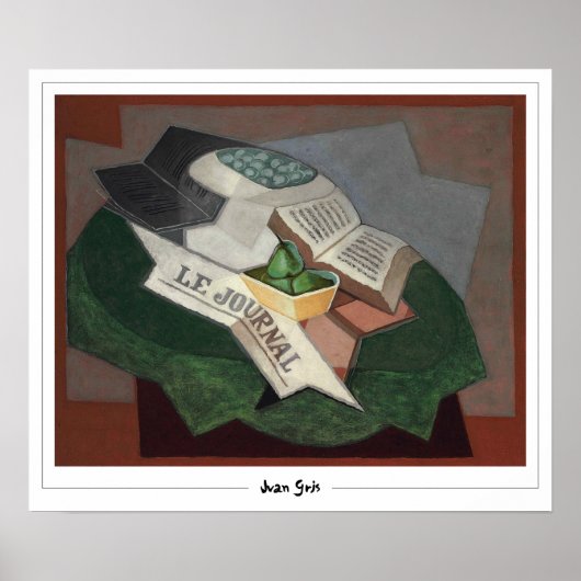 Affiche d'art Juan Gris Zedign #105 (Devant)