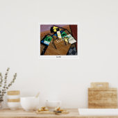 Affiche d'art Juan Gris Zedign #12 (Cuisine)