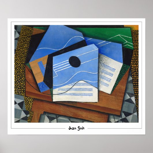 Affiche d'art Juan Gris Zedign #132 (Devant)