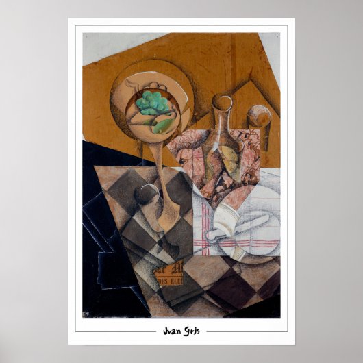 Affiche d'art Juan Gris Zedign #144 (Devant)