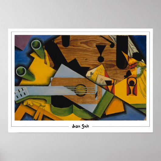 Affiche d'art Juan Gris Zedign #208 (Devant)