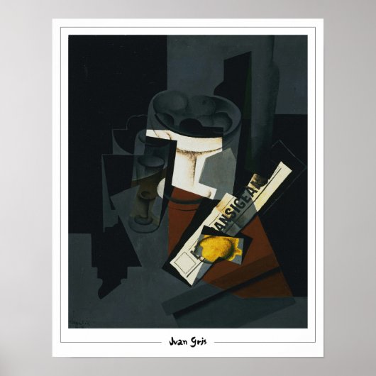 Affiche d'art Juan Gris Zedign #237 (Devant)