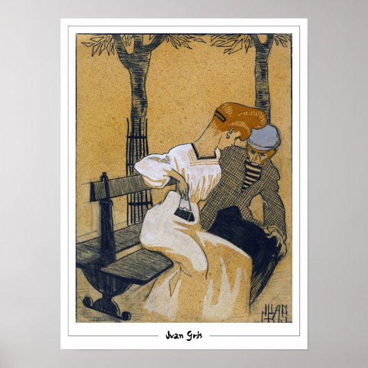 Affiche d'art Juan Gris Zedign #277 (Devant)