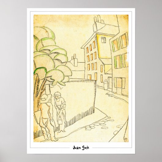 Affiche d'art Juan Gris Zedign #72 (Devant)