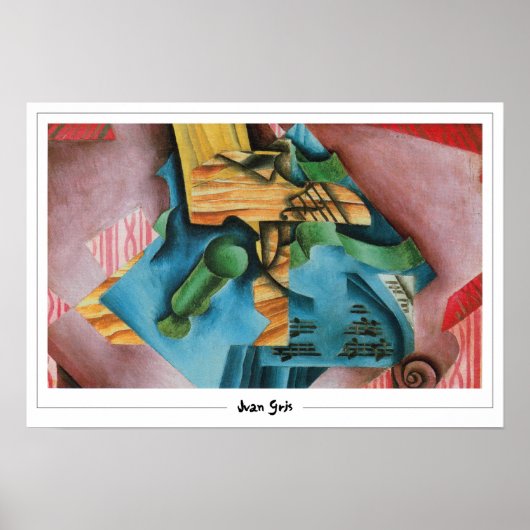 Affiche d'art Juan Gris Zedign #77 (Devant)