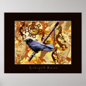 Affiche d'art KOKOPELLI RAVEN (Devant)