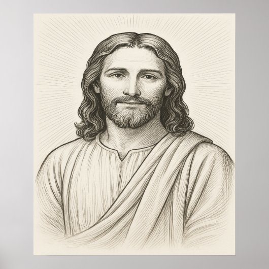 Affiche d'art LDS de Jesus Christ Illustration™ (Devant)