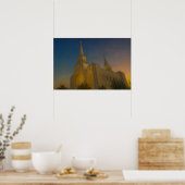 Affiche d'art LDS de la peinture du temple de Brig (Cuisine)