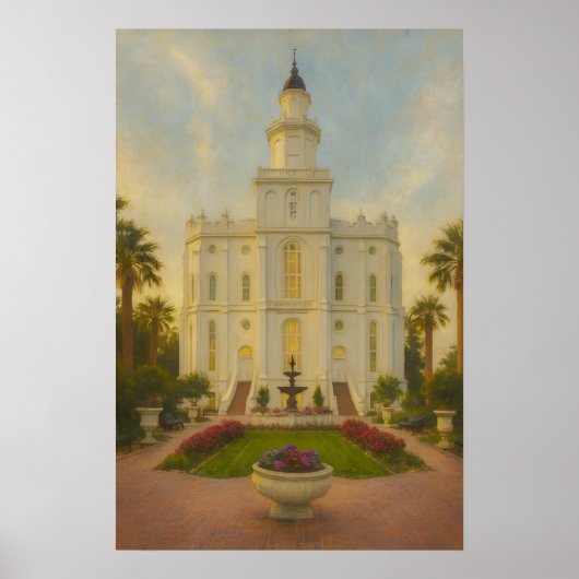 Affiche d'art LDS™ peinture du temple de St. Georg (Devant)