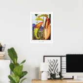 Affiche d'art Marianne North Zedign #1 (Bureau à domicile)