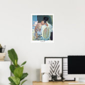 Affiche d'art Mary Cassatt Zedign #1 (Bureau à domicile)