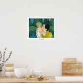 Affiche d'art Mary Cassatt Zedign #128 (Cuisine)