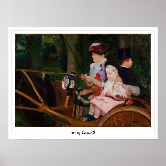 Affiche d'art Mary Cassatt Zedign #8 (Devant)