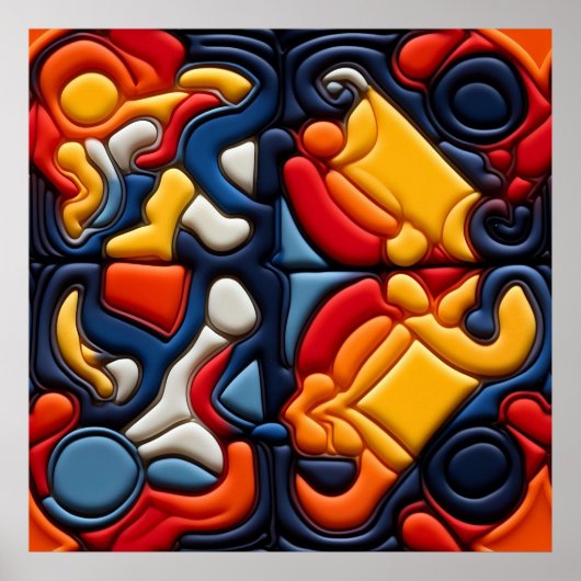 Affiche d'art moderne (Devant)