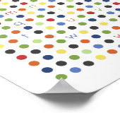 Affiche d'art moderne Dot Wall Art (Coin)