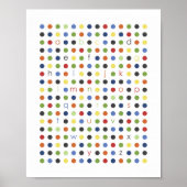 Affiche d'art moderne Dot Wall Art (Devant)