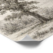 Affiche d'art monochrome classique (Coin)