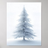 Affiche d'art mural d'arbre de Noël (Devant)