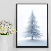 Affiche d'art mural d'arbre de Noël