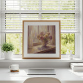 Affiche d'art mural de nature morte florale