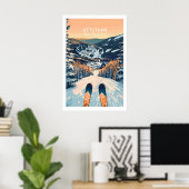 Affiche d'art mural de ski Attitash 1 (Bureau à domicile)