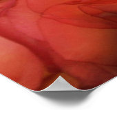 Affiche d'art mural Fleur rose Foi, Espérance et A (Coin)