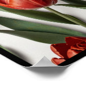 Affiche d'art mural floral élégant (Coin)