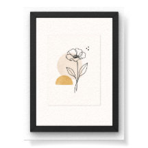 affiche d'art mural minimaliste
