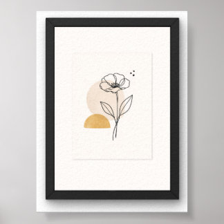affiche d'art mural minimaliste