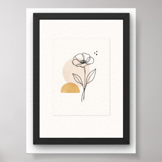 affiche d'art mural minimaliste (Devant)