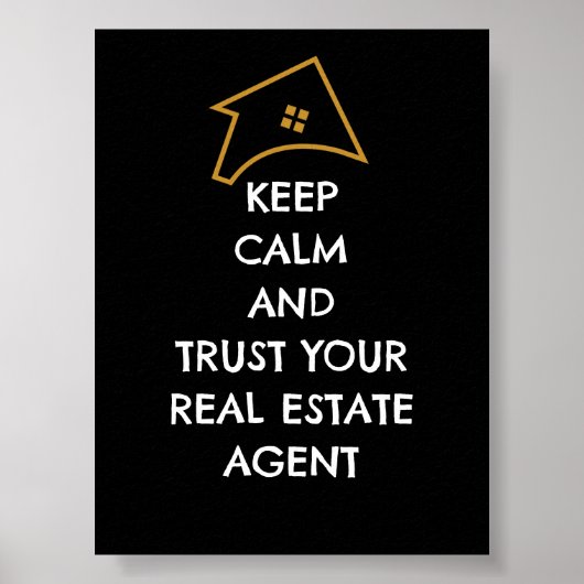 Affiche d'art mural moderne | votre agent de confi (Devant)